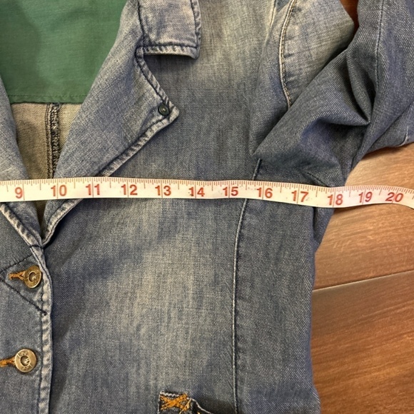 LEE Denim Blazer Size Medium - Picture 5 of 9